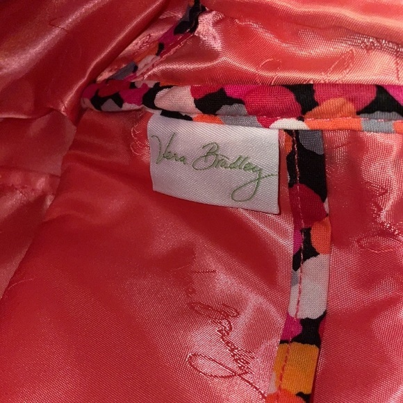 Vera Bradley Turnlock Satchel Purse in Pixie Confetti - Picture 7 of 10